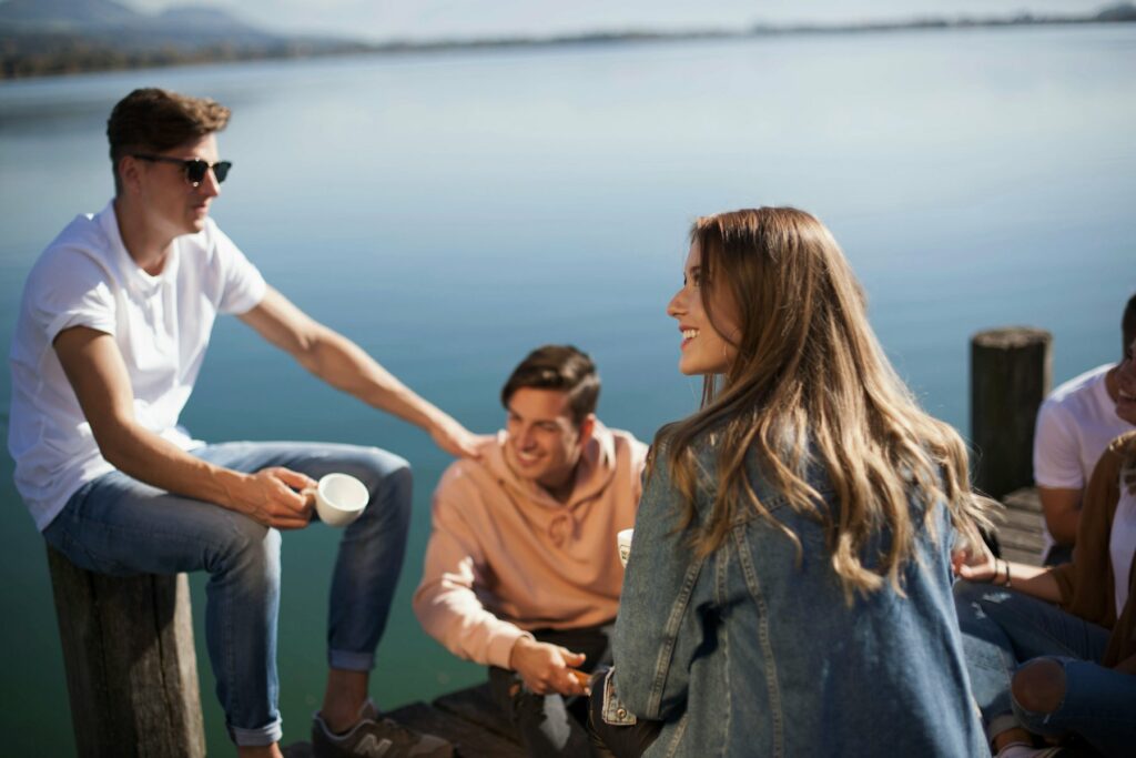 Sortie en bateau entre amis