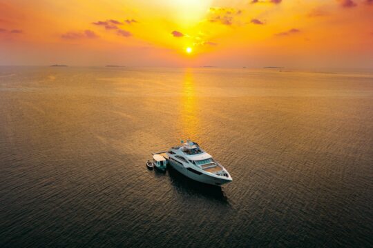 Coucher de soleil en mer