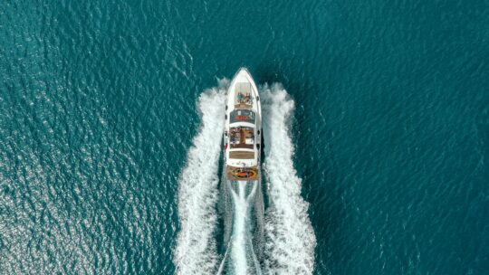 Sillage du bateau prestige