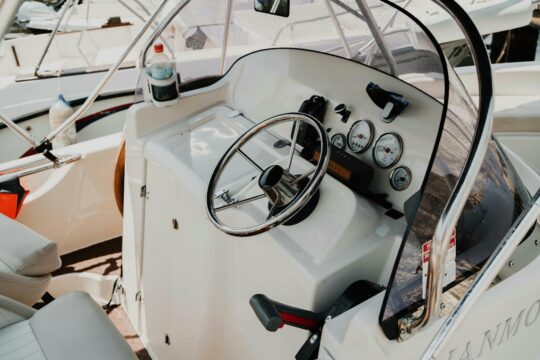 Poste de pilotage du Quicksilver