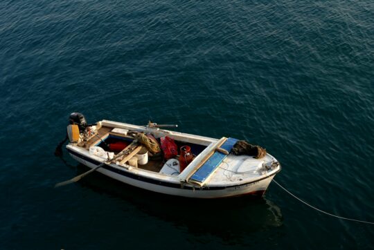 Espace à bord du bateau sans permis